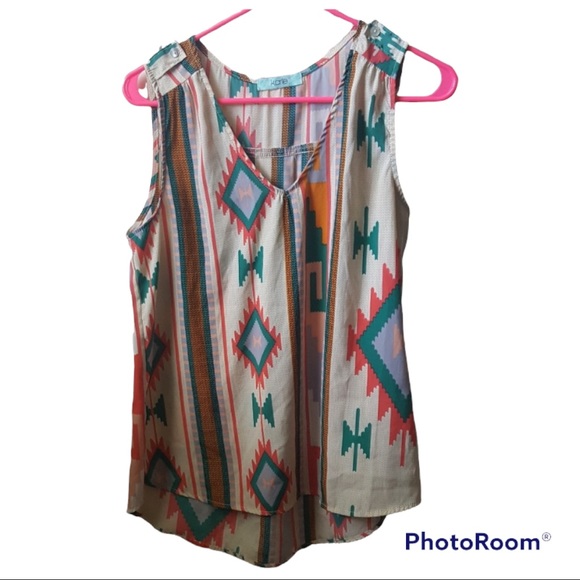 Karlie Tops - Karlie Tribal Design Blouse Size Small